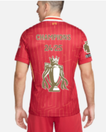 Liverpool FC Champion Jersey  Golden champion logo Fan Version