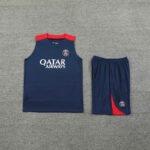 2425 Paris Saint-Germain F.C. Training clothes suit Short sleeve Fan version