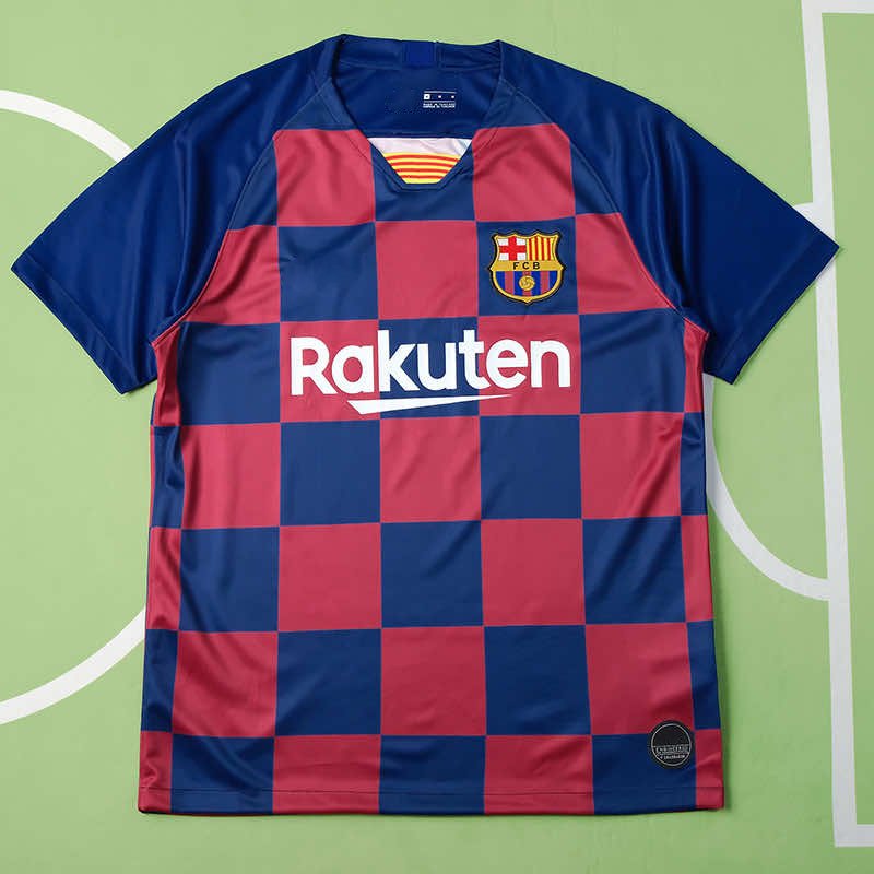 0d55b0fef7-1 19-20 season Barcelona home retro Fan version - Image 1