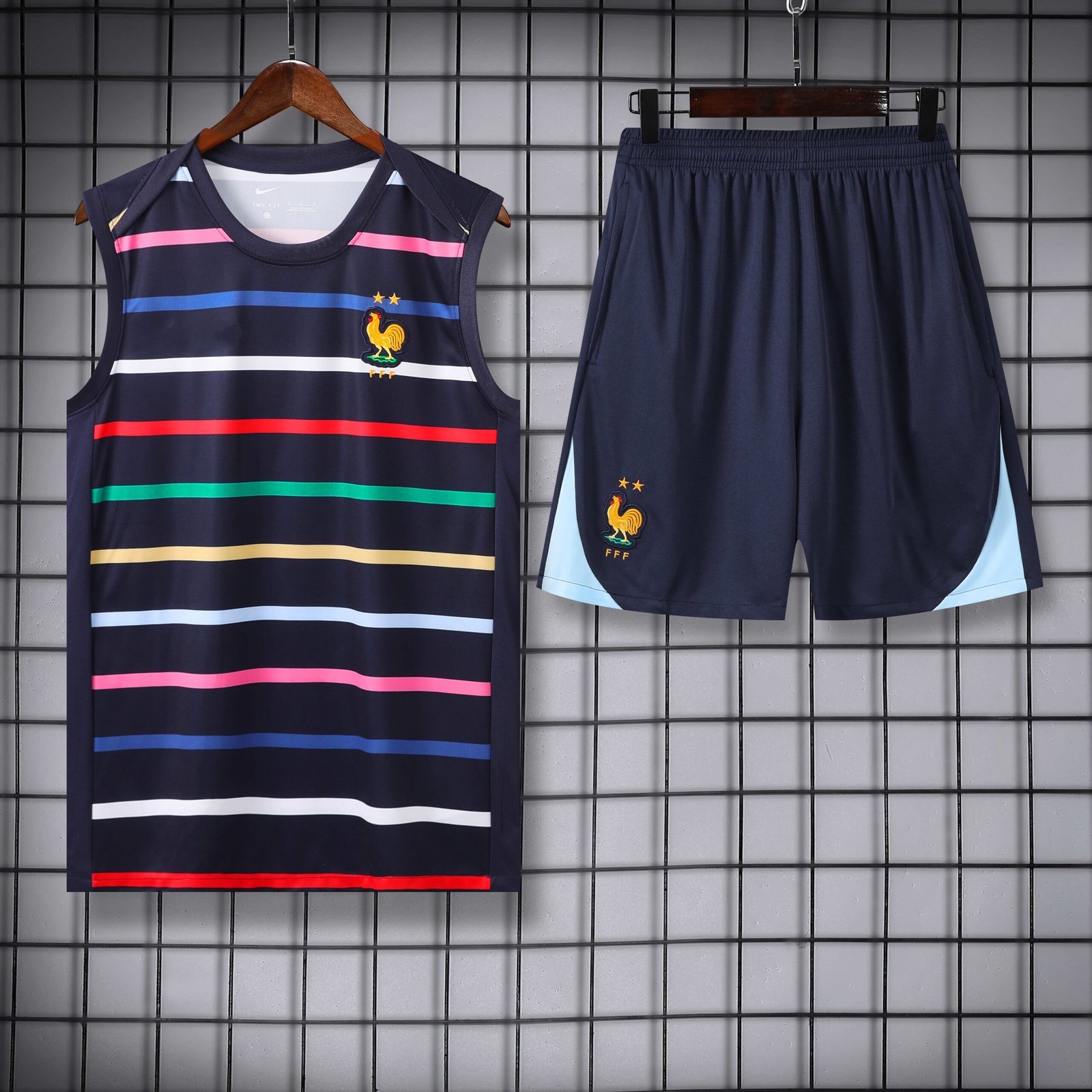 0d9922cc2d 2425 France Training clothes suit vest Fan version - Image 1