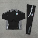 2425 Italy black Training suit set