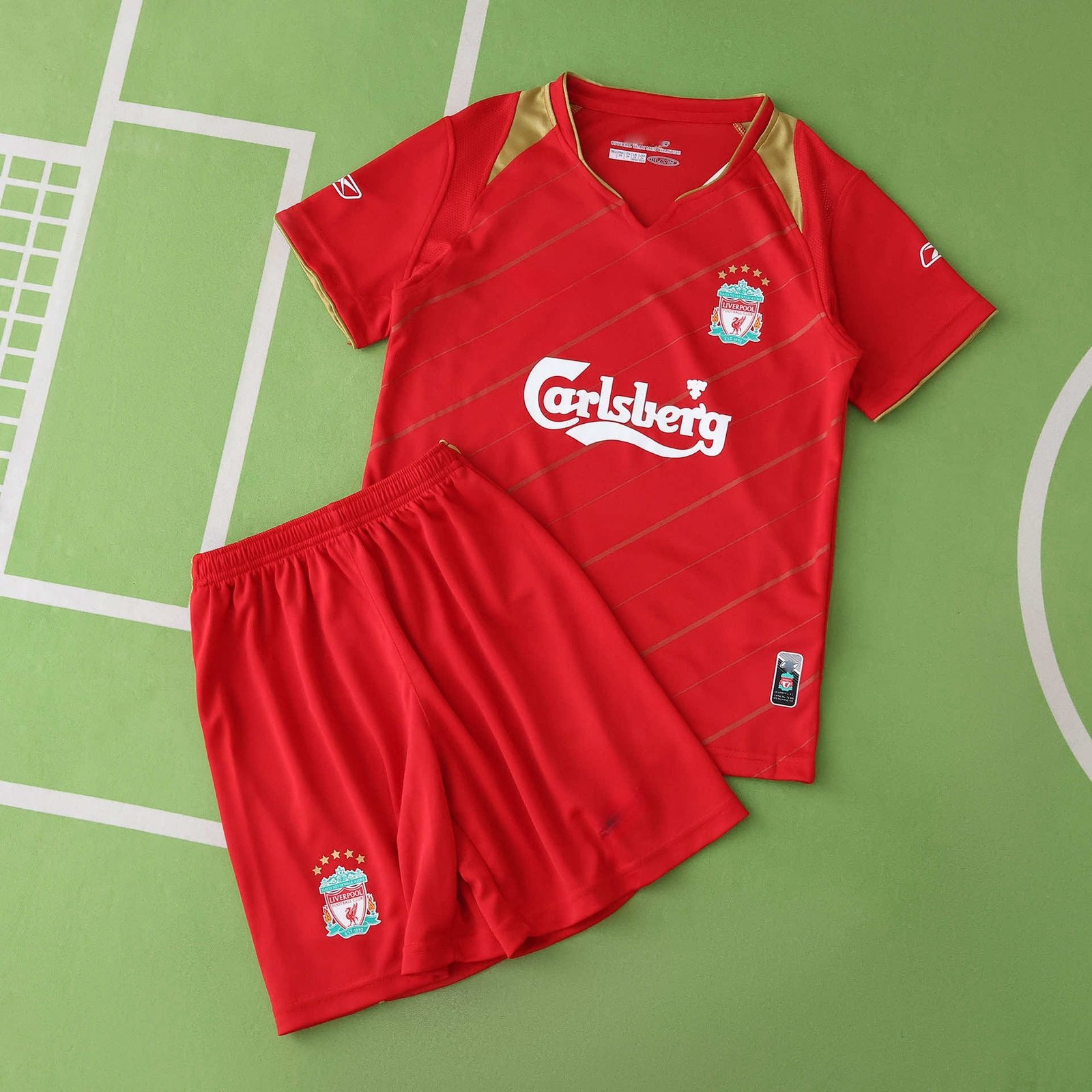 0fc893100d-1 0506 season Liverpool F.C. home retro Kids kit - Image 1