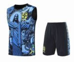 2526 season Brazil Jesus Training clothes suit vest Fan version - Image 12
