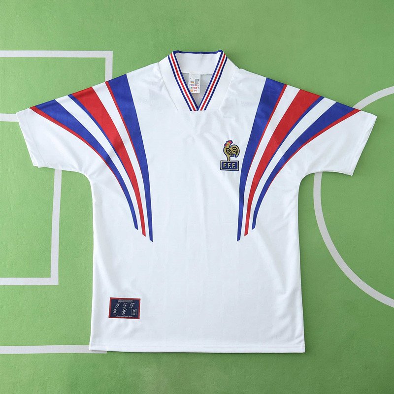 2d98a55ded 1996 season France away retro Fan version - Image 1