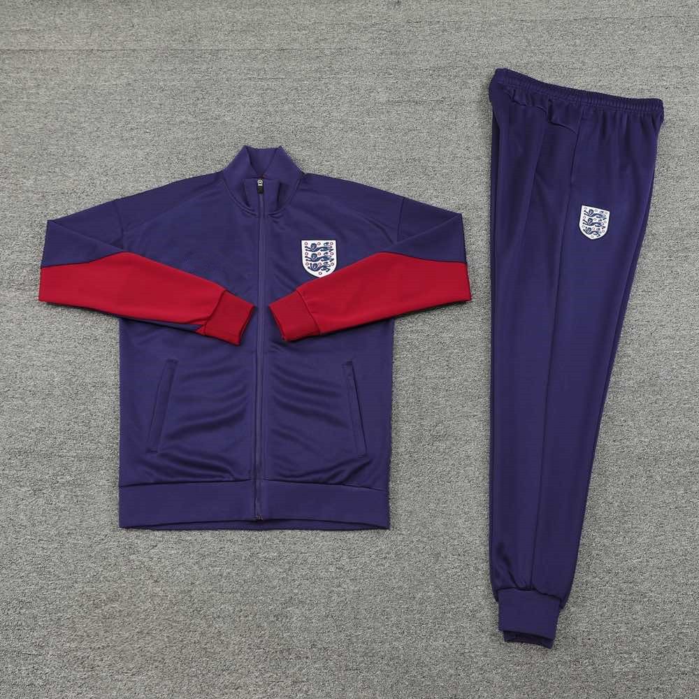 30bbe31734 2425 England Purple Long zipper jacket set - Imagem 1