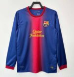1213 season Barcelona Home Long sleeved retro Fan version
