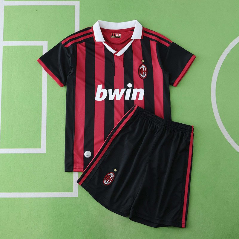 334132ad39 0910 A.C. Milan home retro Kids kit - Image 1