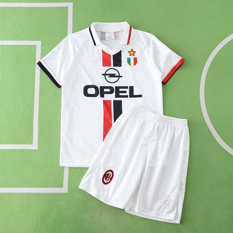 3426d47d25 9697 A.C. Milan away retro Kids kit - Image 1