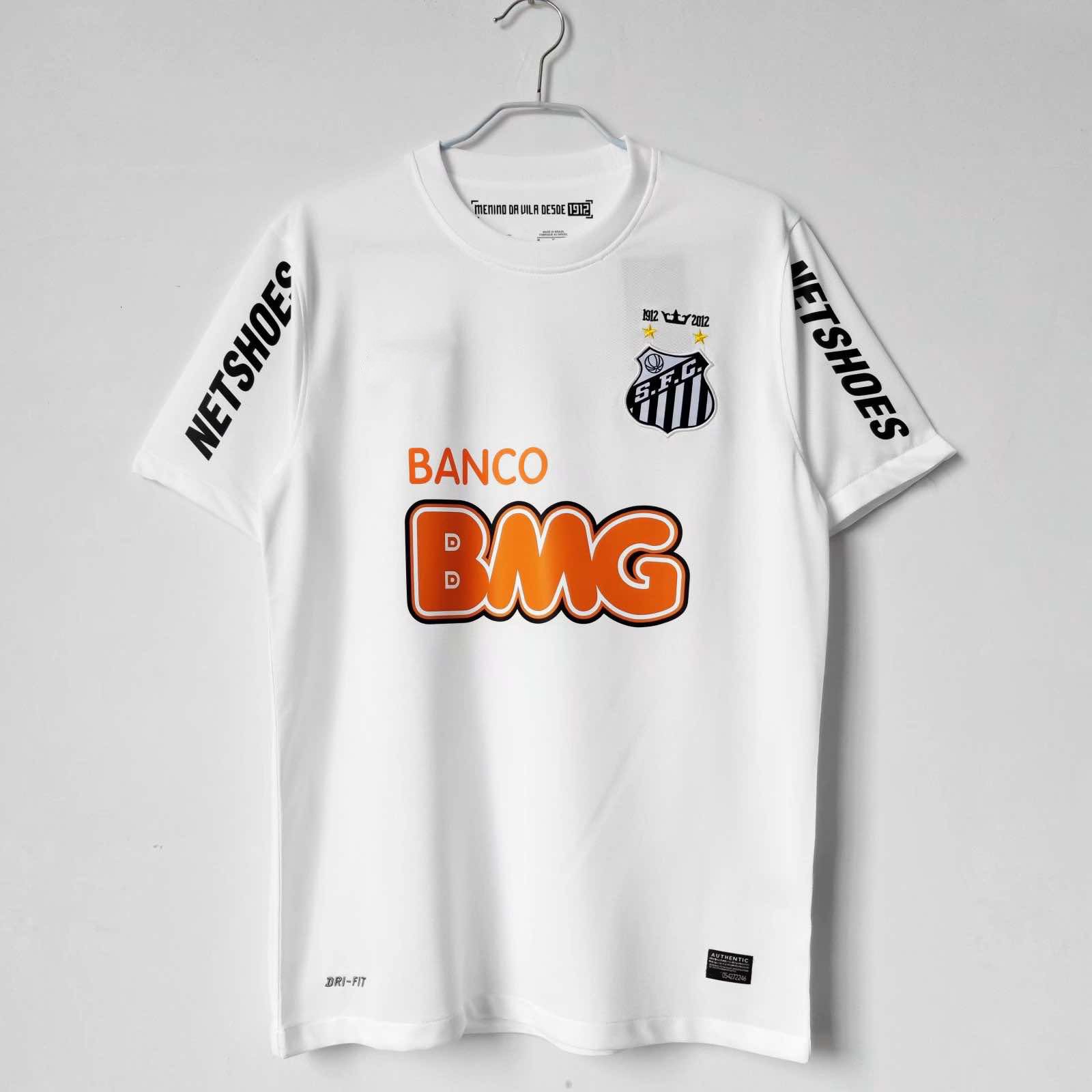 3765d18bff 2013 season Santos Home Retro Fan version - Image 1