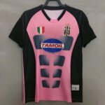 0203 season Juventus Pink Black retro Fan version