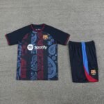 2425 FC Barcelona / Barça Training clothes suit Short sleeve Fan version