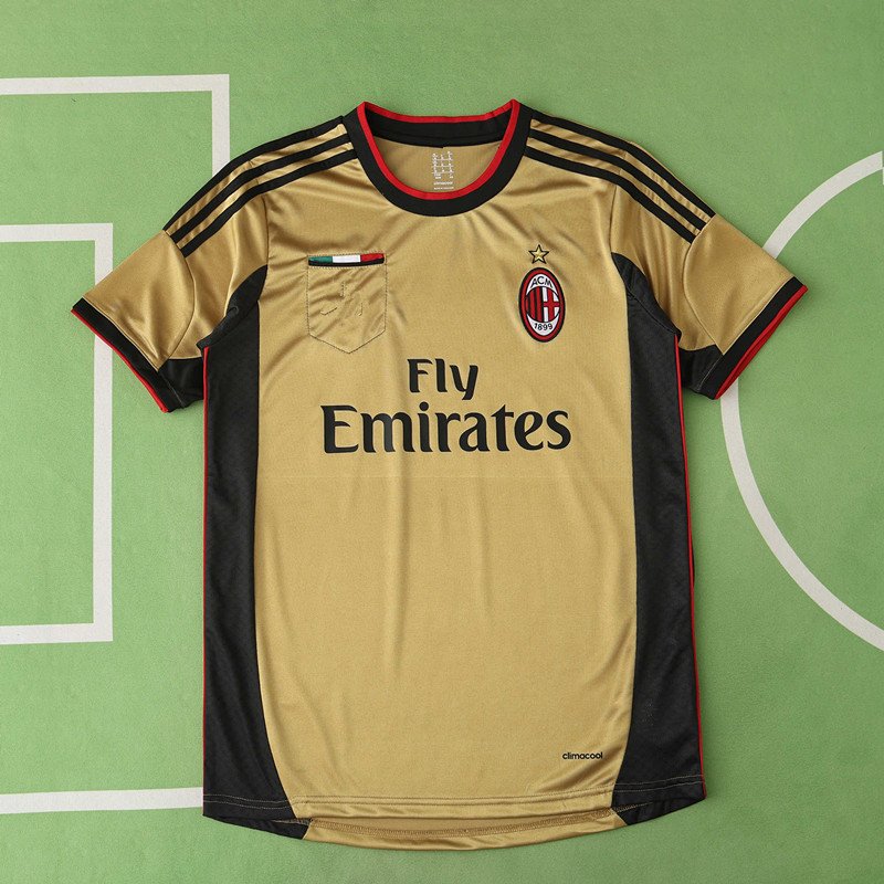 4d2fefb8e0 1314 season A.C. Milan third retro Fan version - Image 1