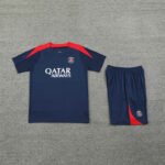 2425 Paris Saint-Germain F.C. Training clothes suit Short sleeve Fan version