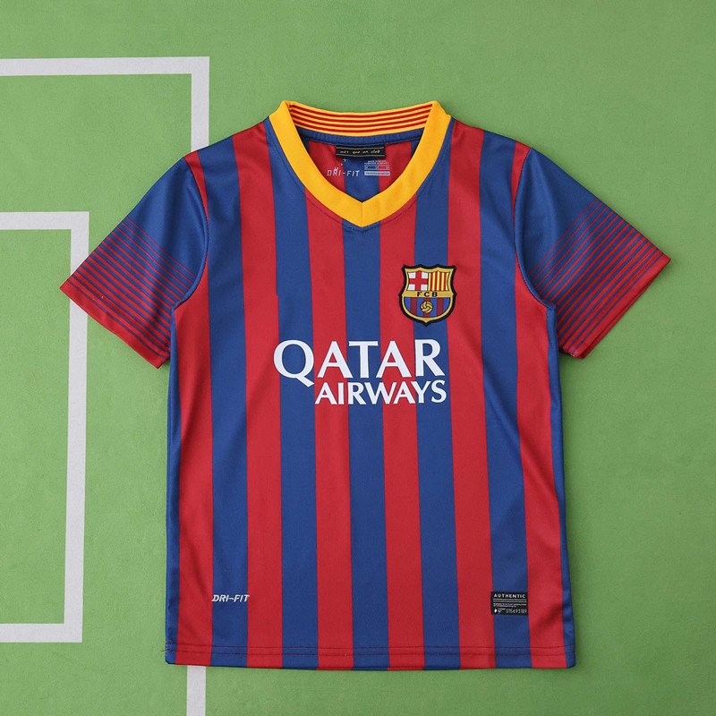 4feb3db107 1314 season FC Barcelona / Barça home Kids kit - Image 1