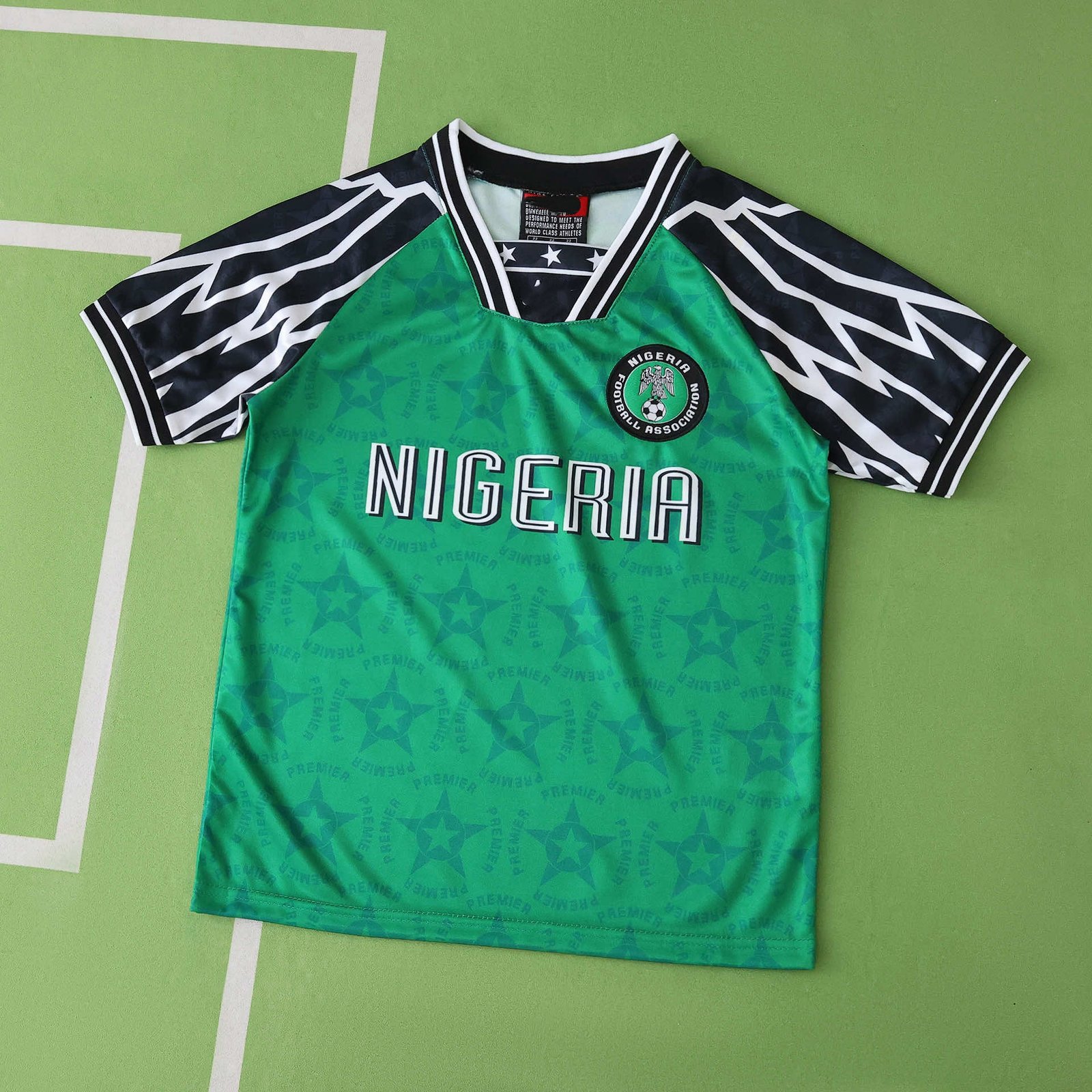56abd86829 9495 season Nigeria home retro Kids kit - Image 1