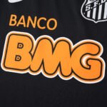 1213 season Santos FC black Long sleeved retro Fan version - Image 3
