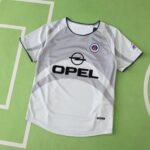 2001 season Paris Saint-Germain F.C. away retro Kids kit - Imagem 2