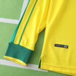 1998 retro Brazil home Long sleeved retro Fan version - Image 3