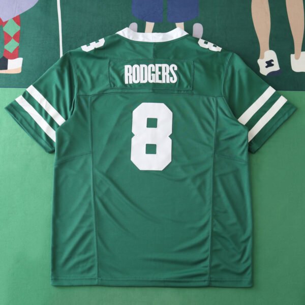 2425 New York Jets Green 3th generation 8#RODGERS - Image 2