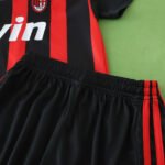 0809 A.C. Milan home retro Kids kit - Image 8