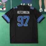 2425 Detroit Lions black 3th generation 97#HUTCHINSON - Image 2