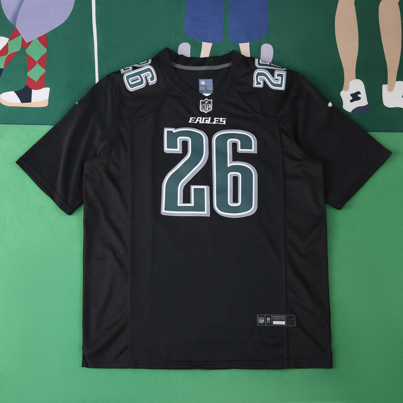 87a7941475 2025 NFL Philadelphia Eagles Version 26#BARKLEY - Image 1