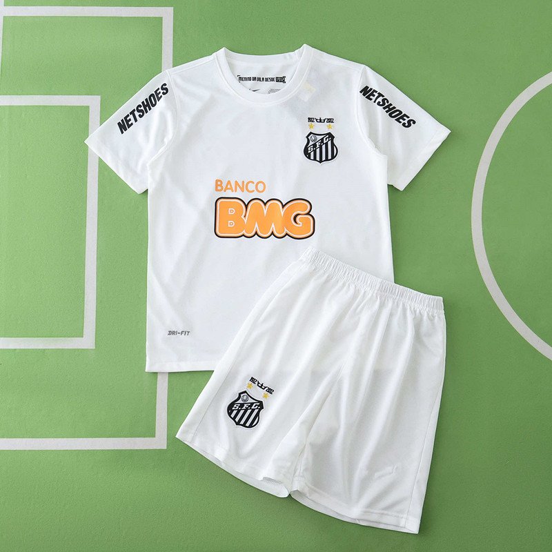 8a4cfedf5f 2013 Santos FC home retro Kids kit - Image 1
