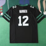 2425 New York Jets black 3th generation 12#NAMATH - Image 2