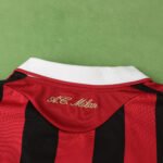 0910 season A.C. Milan home Long sleeve retro Fan version - Image 11