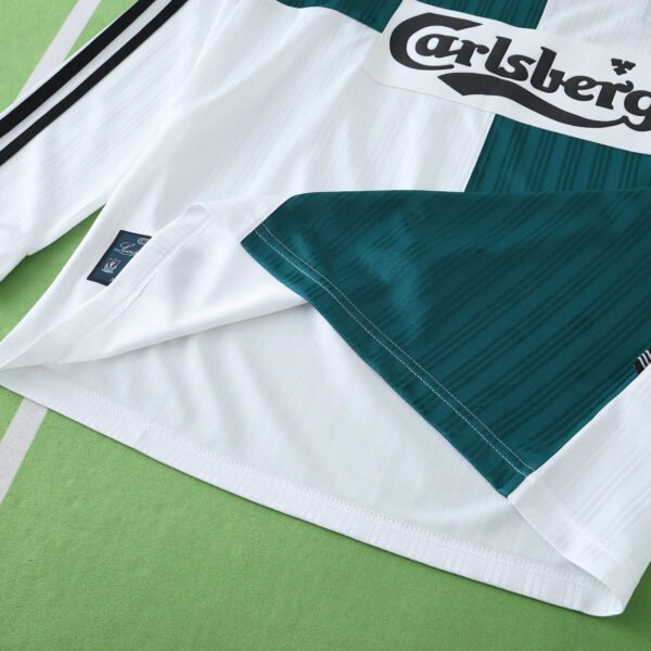 9596 season Liverpool F.C. away retro Long sleeved Fan version - Imagem 8