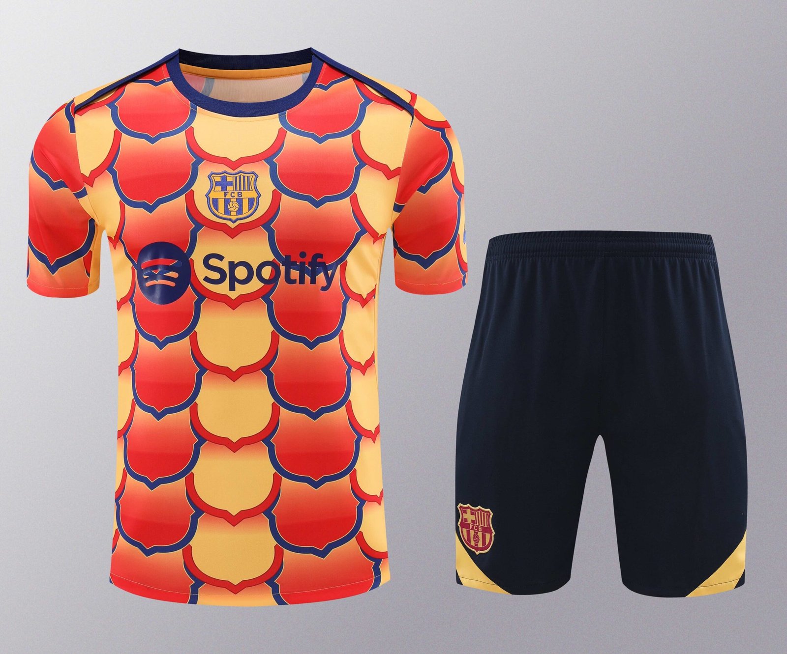 d394b14c0c 2425 FC Barcelona / Barça Training clothes suit Short sleeve Fan version - Image 1
