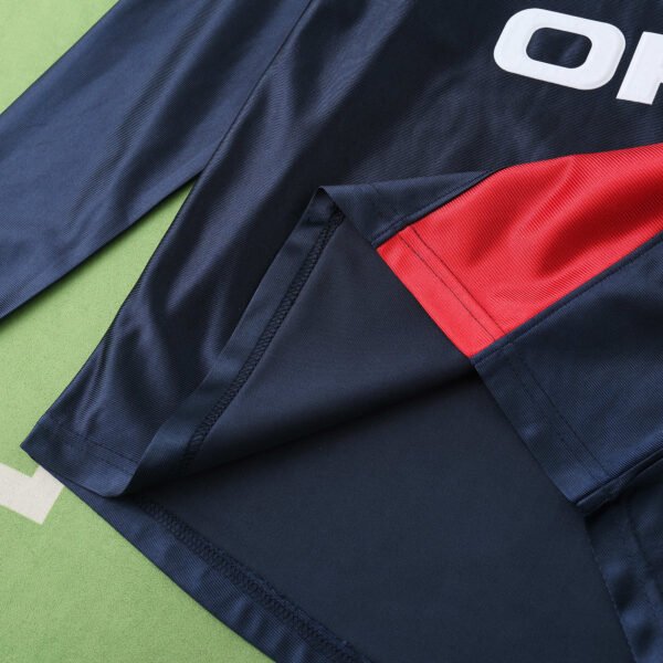 2001 season Paris Saint-Germain F.C. home Long sleeved retro Fan version - Imagem 11