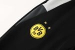 2425 Borussia Dortmund Black gray Long zipper jacket set - Image 3