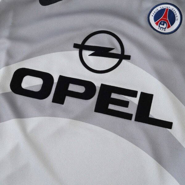2001 season Paris Saint-Germain F.C. away retro Kids kit - Imagem 6