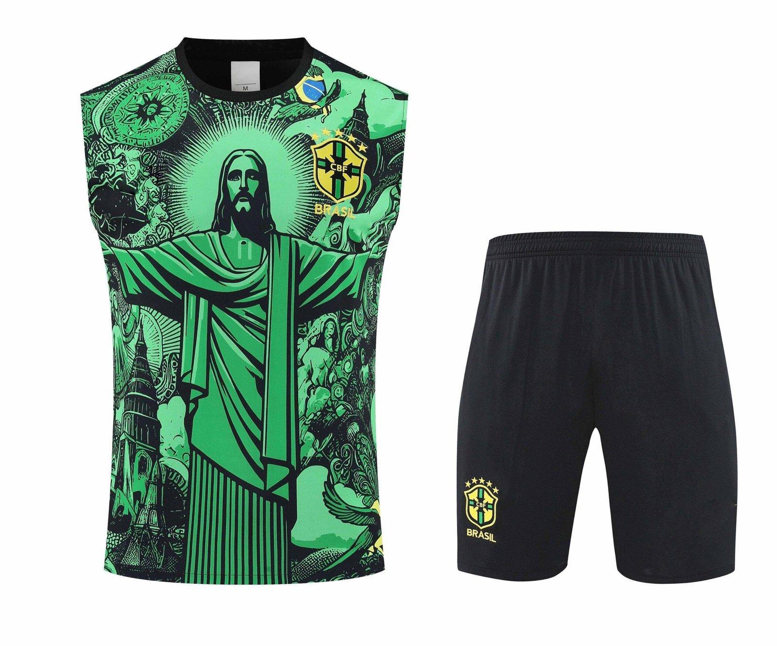 fca7051bdf 2526 season Brazil Jesus Training clothes suit vest Fan version - Image 1