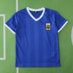 1986 Argentina away retro Kids kit
