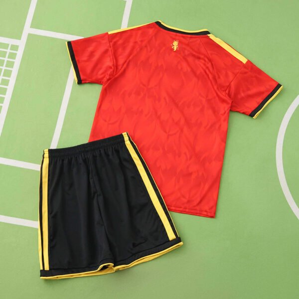 2026 FIFA World Cup Belgium home Kids kit - 图片 3