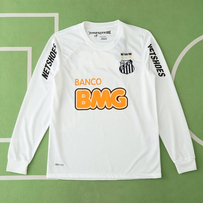 1a0ed07bdc 2013 season Santos FC home Long sleeved retro Fan version - Image 1