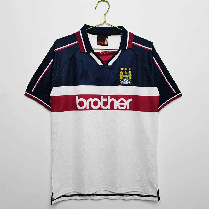 92113aa104 9798 season Manchester City away Retro Fan version - Image 1