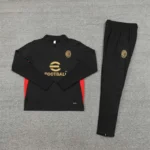 2425 A.C. Milan black Training suit set