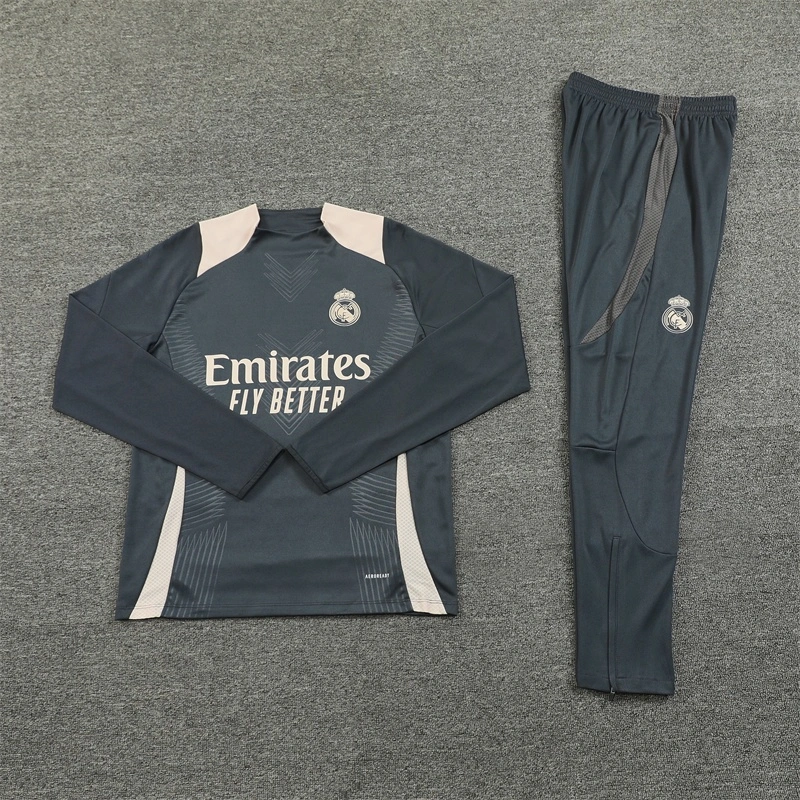ac5b290af7 2425 Real Madrid CF grey Training suit set Player version - Image 1