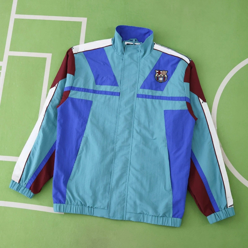d0f46cd66f 2526 FC Barcelona / Barça retro windbreaker - Image 1