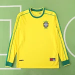 1998 season Brazil home Long sleeved retro Fan version