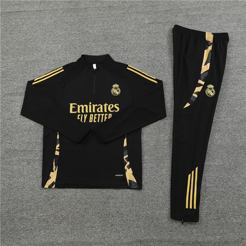 f8cd23059d 2425 Real Madrid CF black Training suit set - Image 1